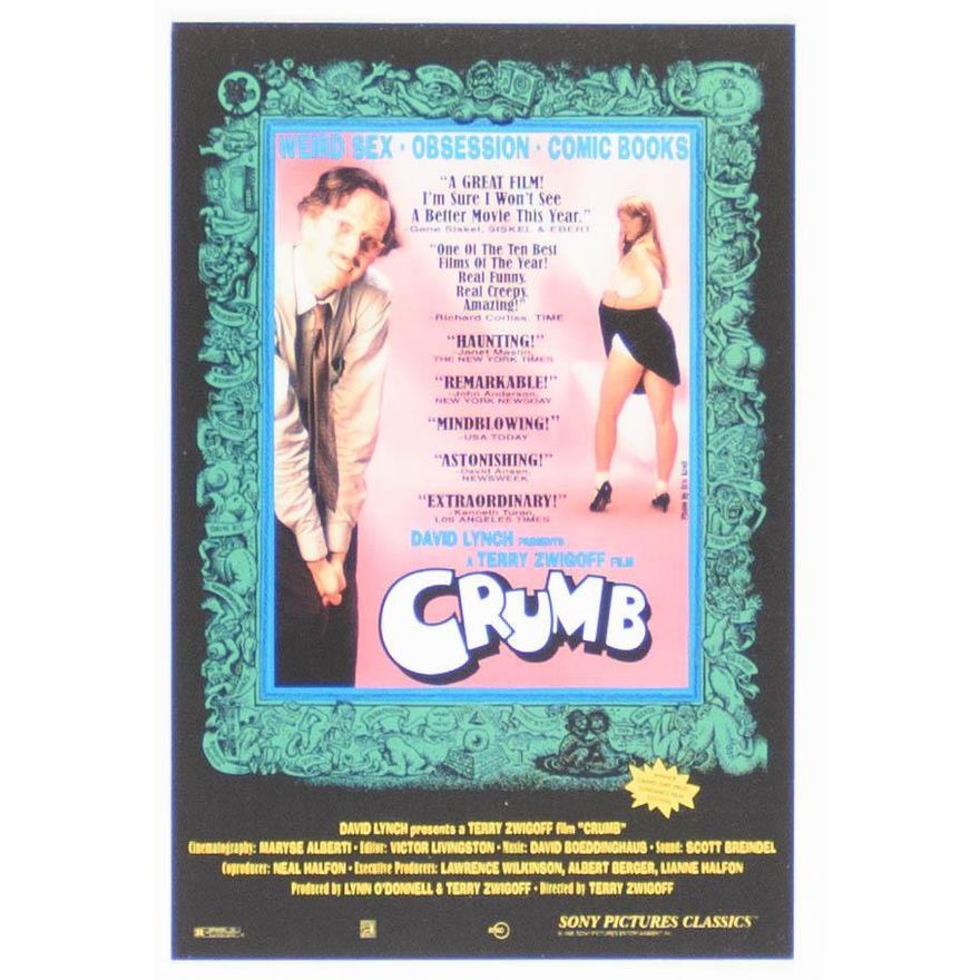 1994 CRUMB by David Lynch Presents Movie Original Promo Card Mint 91