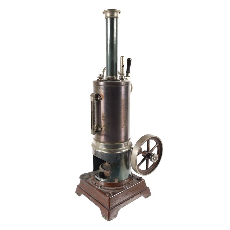 VINTAGE UPRIGHT STEAM ENGINE BOILER