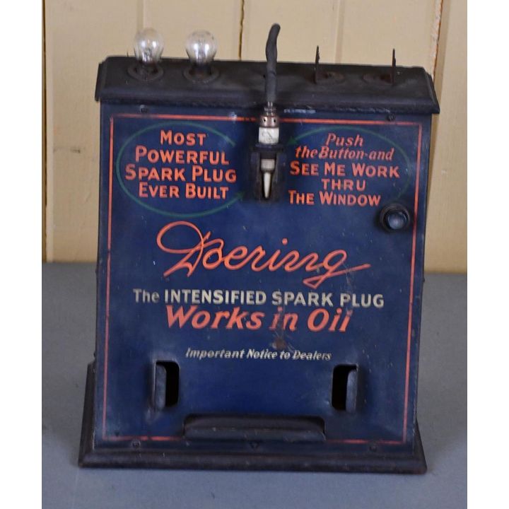Doering Spark Plug Counter Top Point of Sale Metal Display/Tester (TAC)