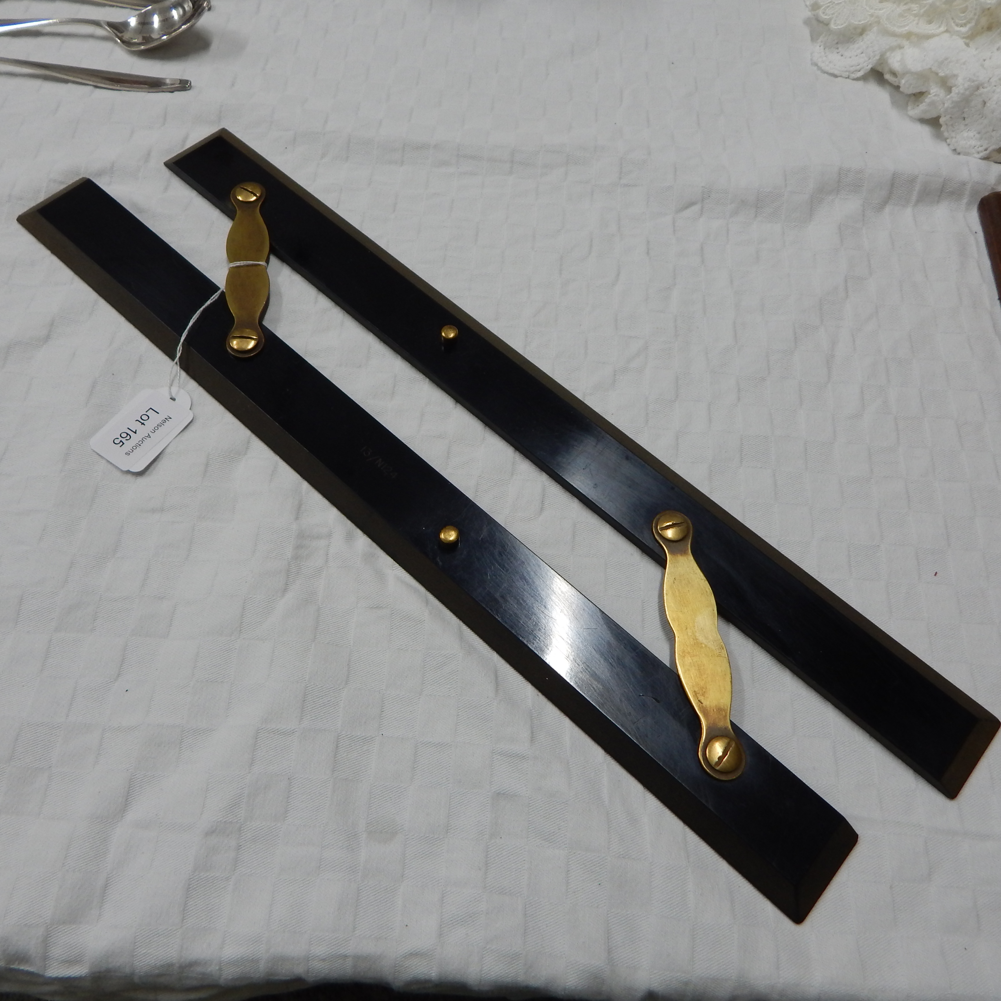 c1915 Brass & Bakelite Parallel Ruler — NZ auction result