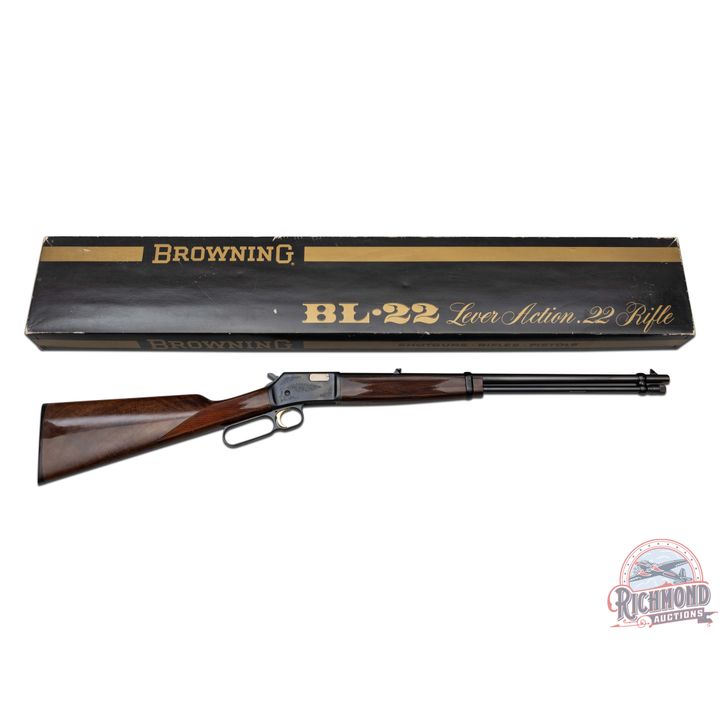 Nice Browning BL-22 Deluxe .22 Short / Long / LR Lever Action Rifle in Original Box