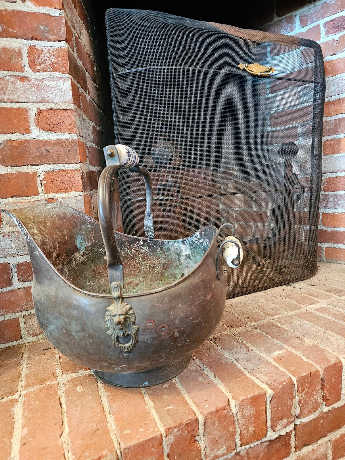 Estate Fireplace Set Grouping EastWing Estate Sales & Auction Co.