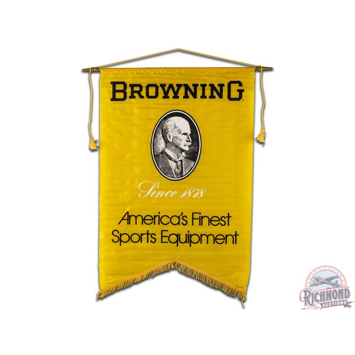Browning Since 1878 America's Finest Sporting Equipment Fabric Banner