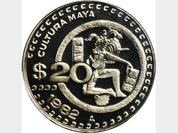 KM# 486 – 20 Pesos 1982 Mo. PCGS PR69 DCAM. TOP POP.