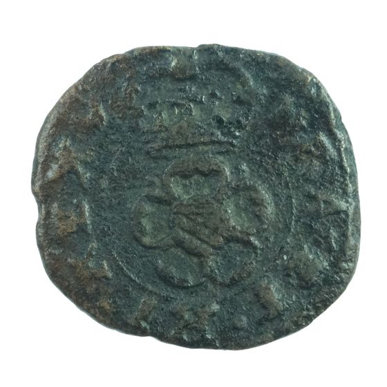 England Charles I Rose Farthing ND (1636-43), Very Fine