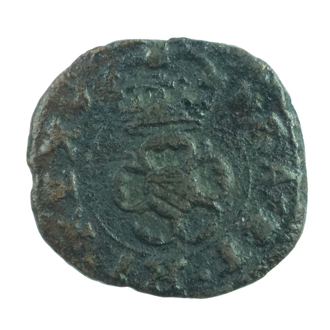 England Charles I Rose Farthing ND (1636-43), Very Fine