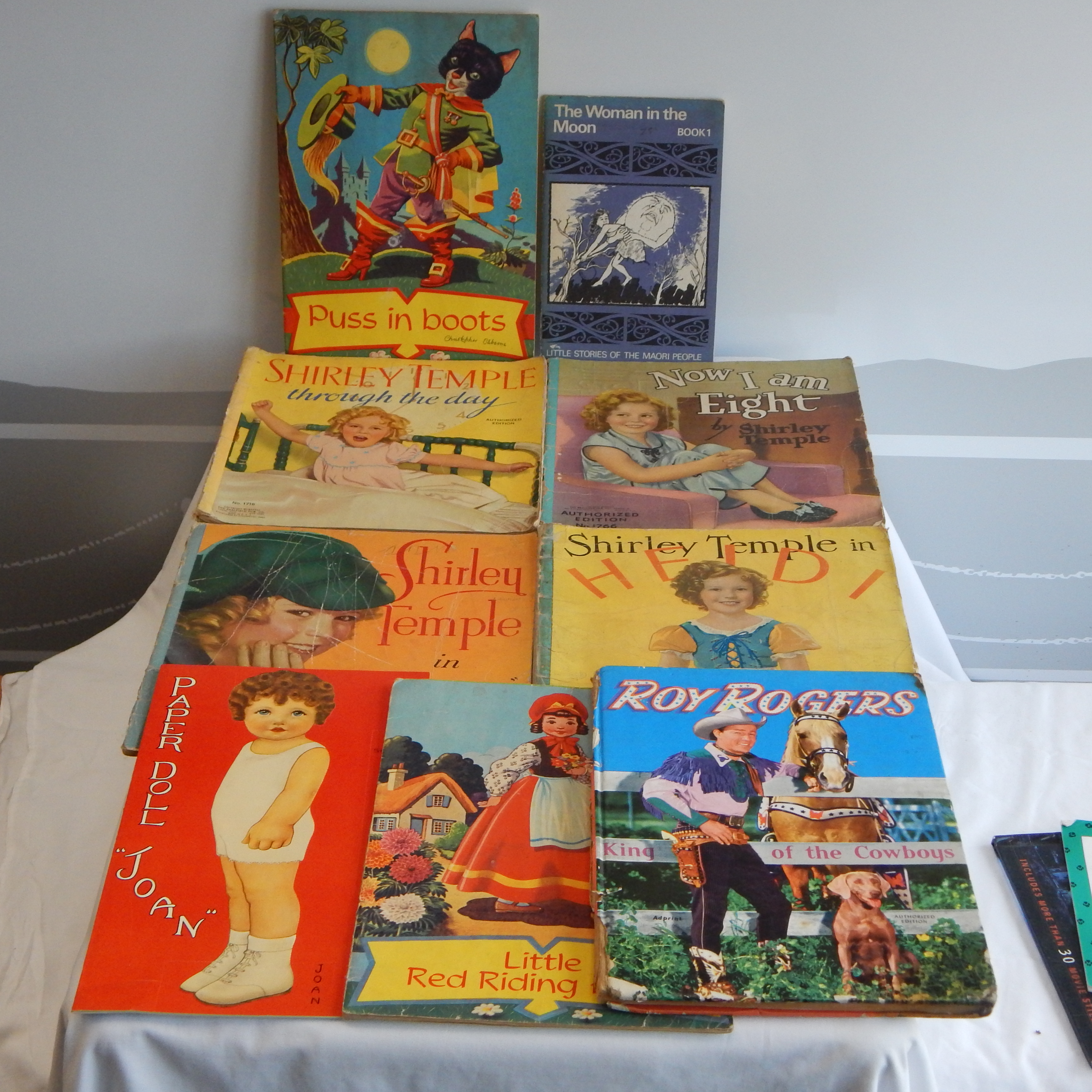 Vintage Childrens Books incl licensed Shirley Temple c1930s — NZ auction result