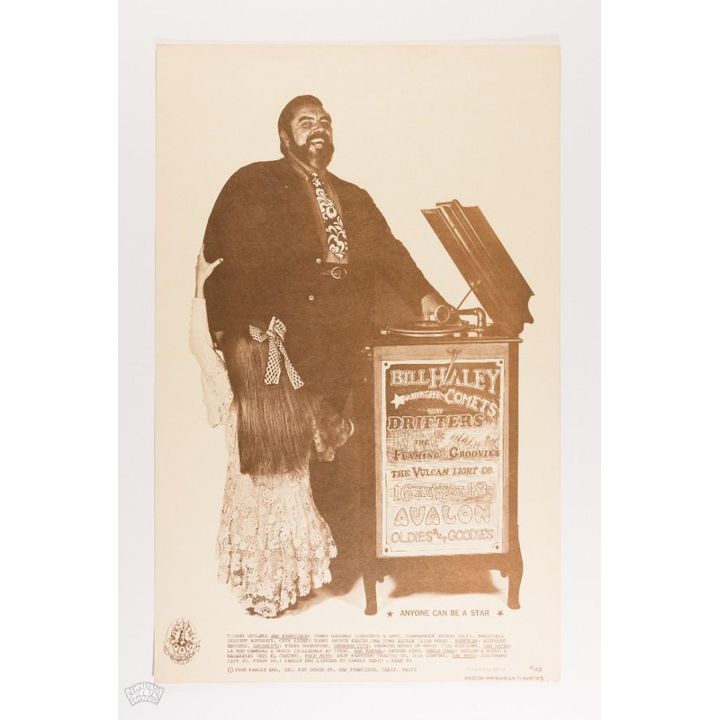 FD-133 Bill Haley & The Comets The Drifters Avalon Ballroom Poster Near Mint 87