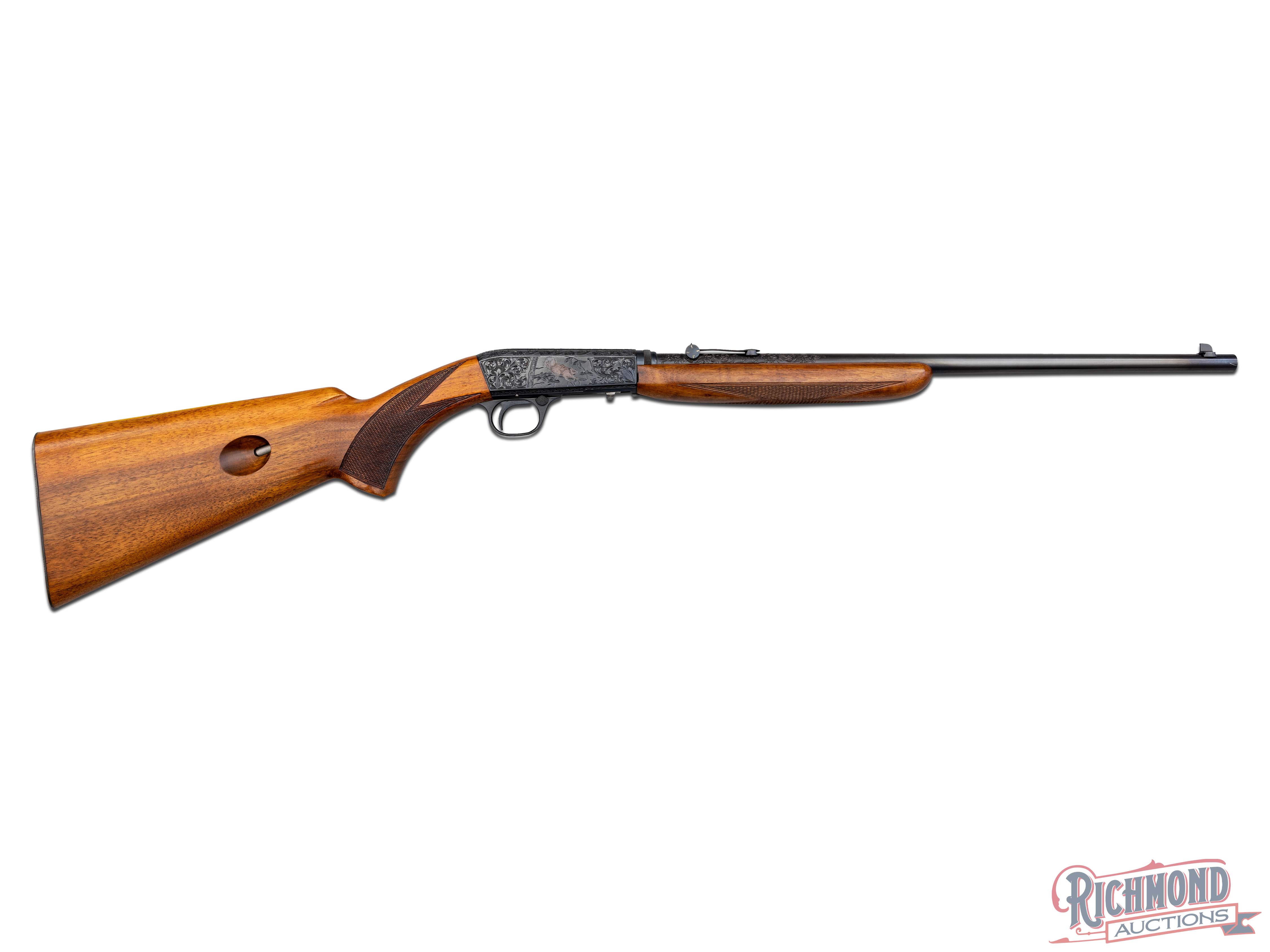Custom Angelo Bee Engraved Browning Belgium SA-22 .22 LR Semi-Auto ...