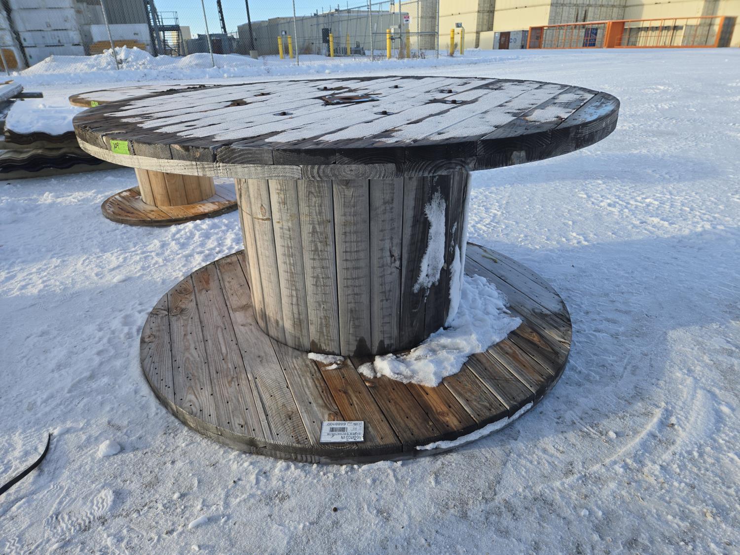 84 Inch Wooden Spool [25BJ41001-209] | Team Auctions