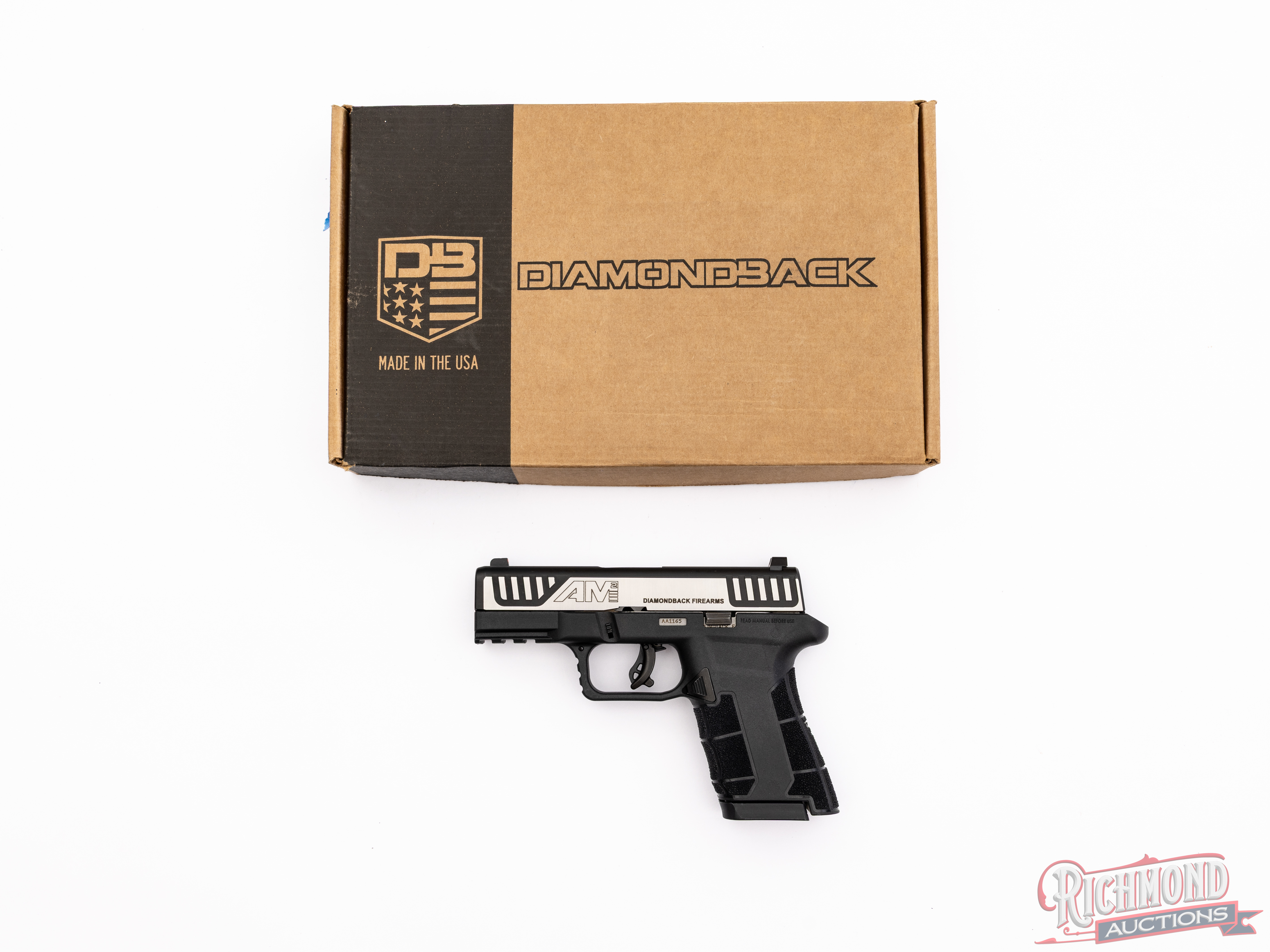 Nice Diamondback Firearms DBAM29 9mm Duo-Tone Semi-Auto Pistol In Box ...