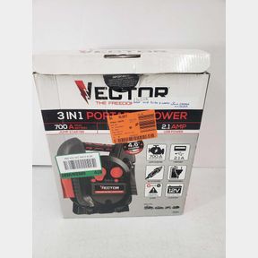 VECTOR 700 Peak Amp Jump Starter, One USB Charging Port, Rechargeable
