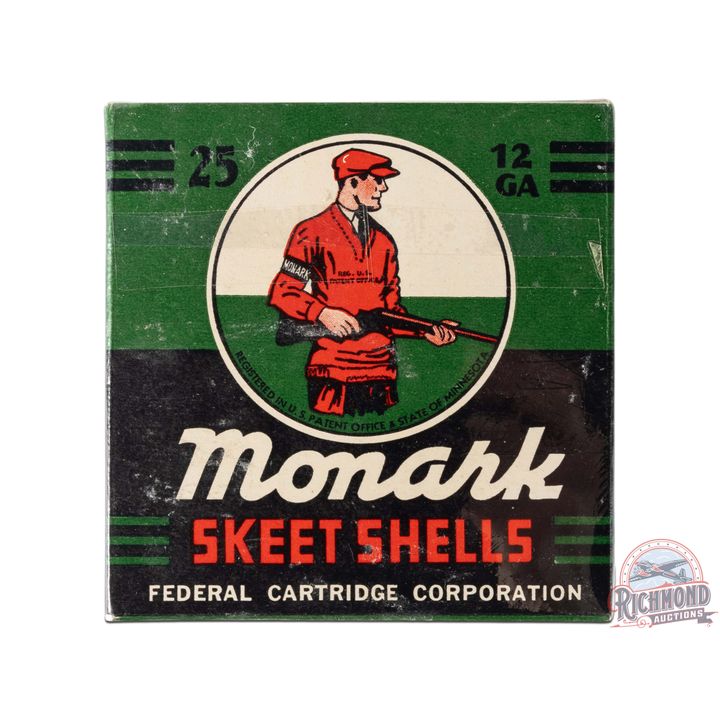 Never Used Federal Monark Skeet Shells 12 Gauge one Piece Box