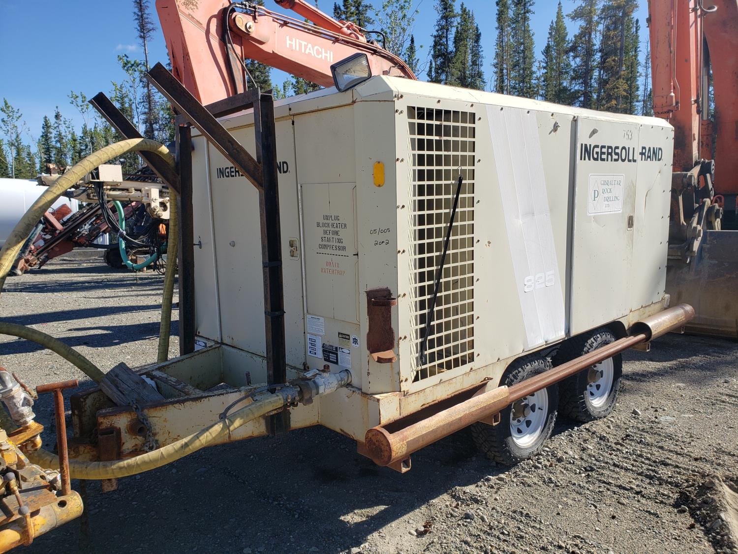 1988 Ingersoll Rand 825 Air Compressor [24FM03005-006] | Team Auctions