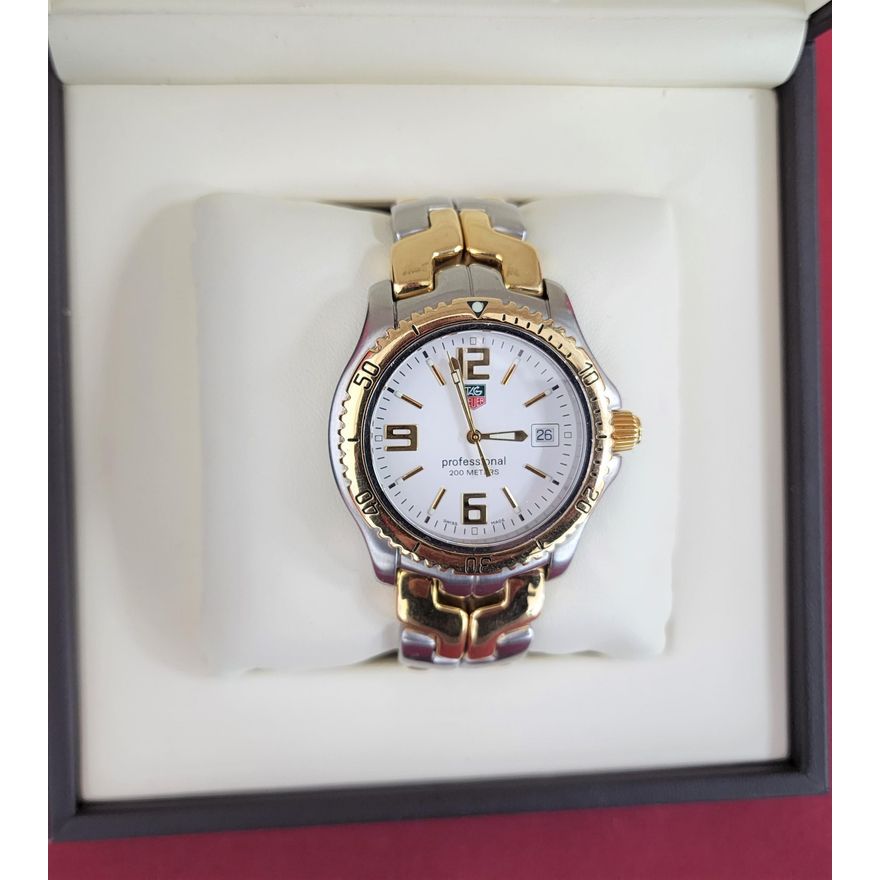 TAG HEUER LINK WT 1150 TWO TONE MENS WATCH Jewellery Auction House