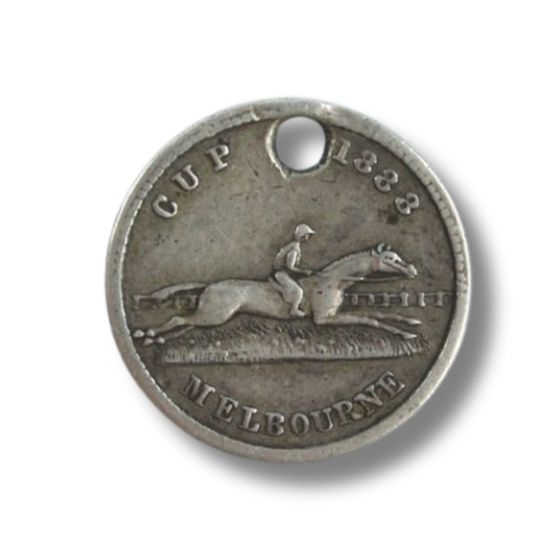 Australia Centenary 1888 Melbourne Cup Medalet, good Very Fine