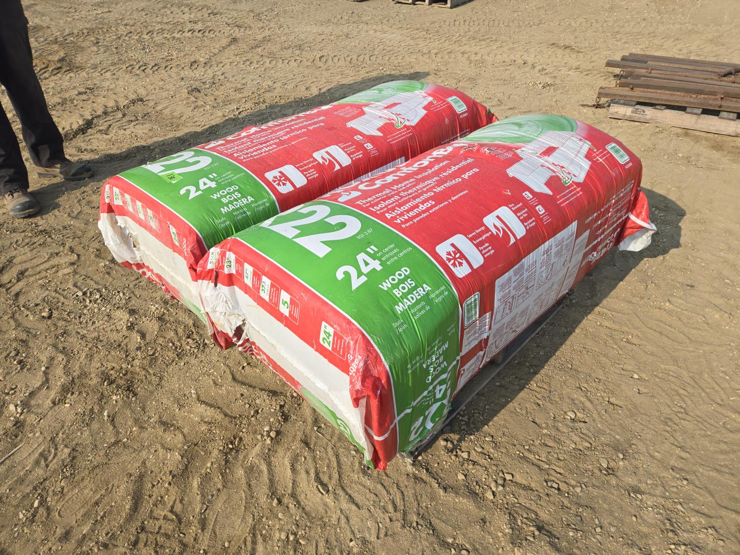 (2) Bags of R22 Roxul 24 Inch Insulation [24HH05001-130] | Team Auctions