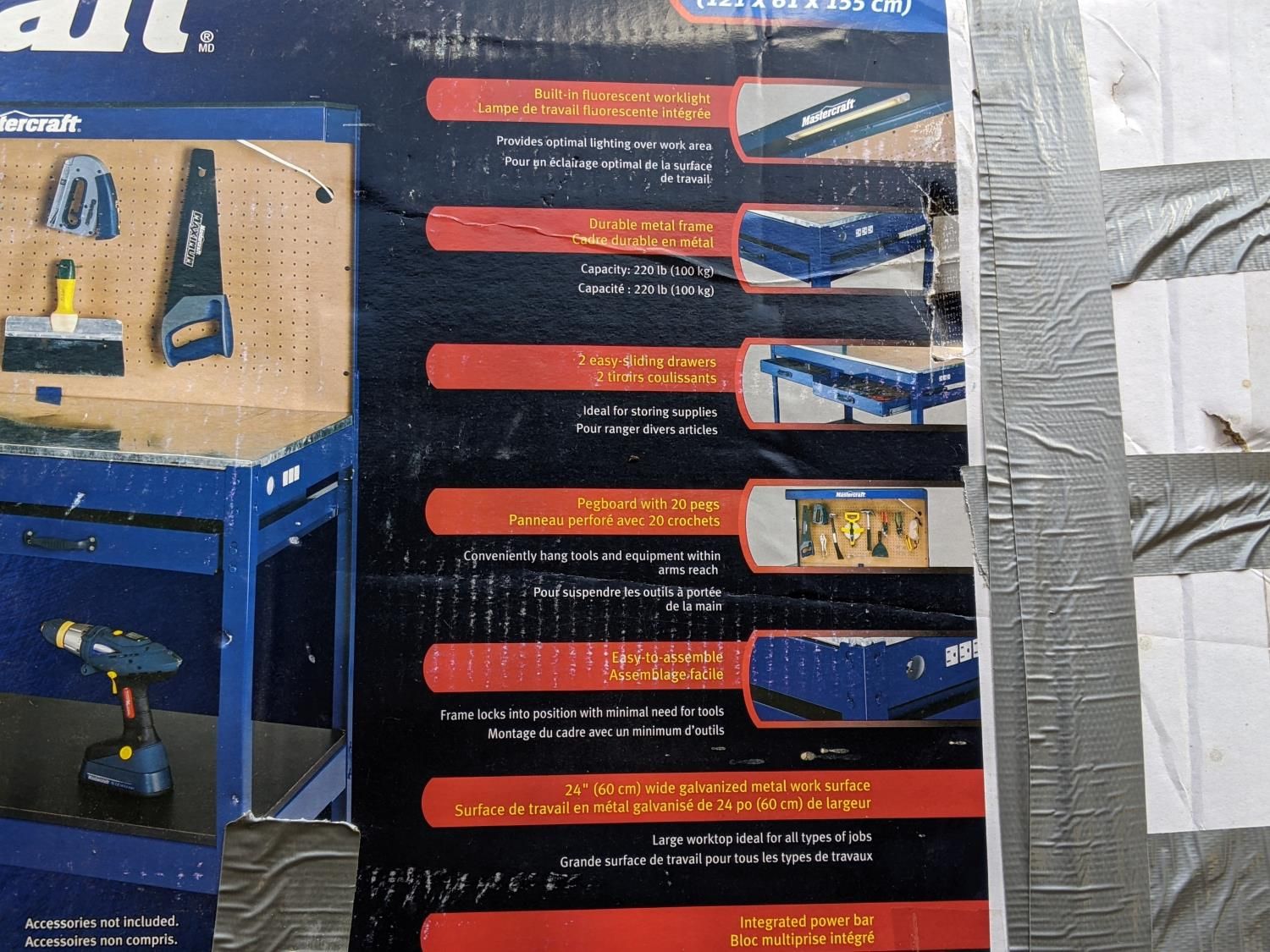 Mastercraft Multi-Purpose Work Bench [24FA37022-027] | Team Auctions