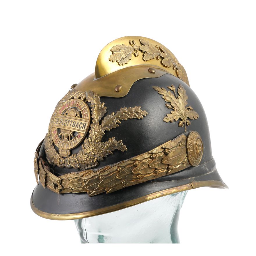 Antique German Firefighter Helmet