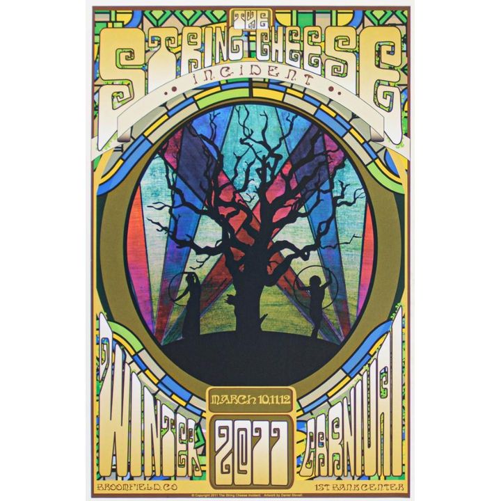 2011 String Cheese Incident 1st Bank Center Broomsfield Poster Near Mint 85