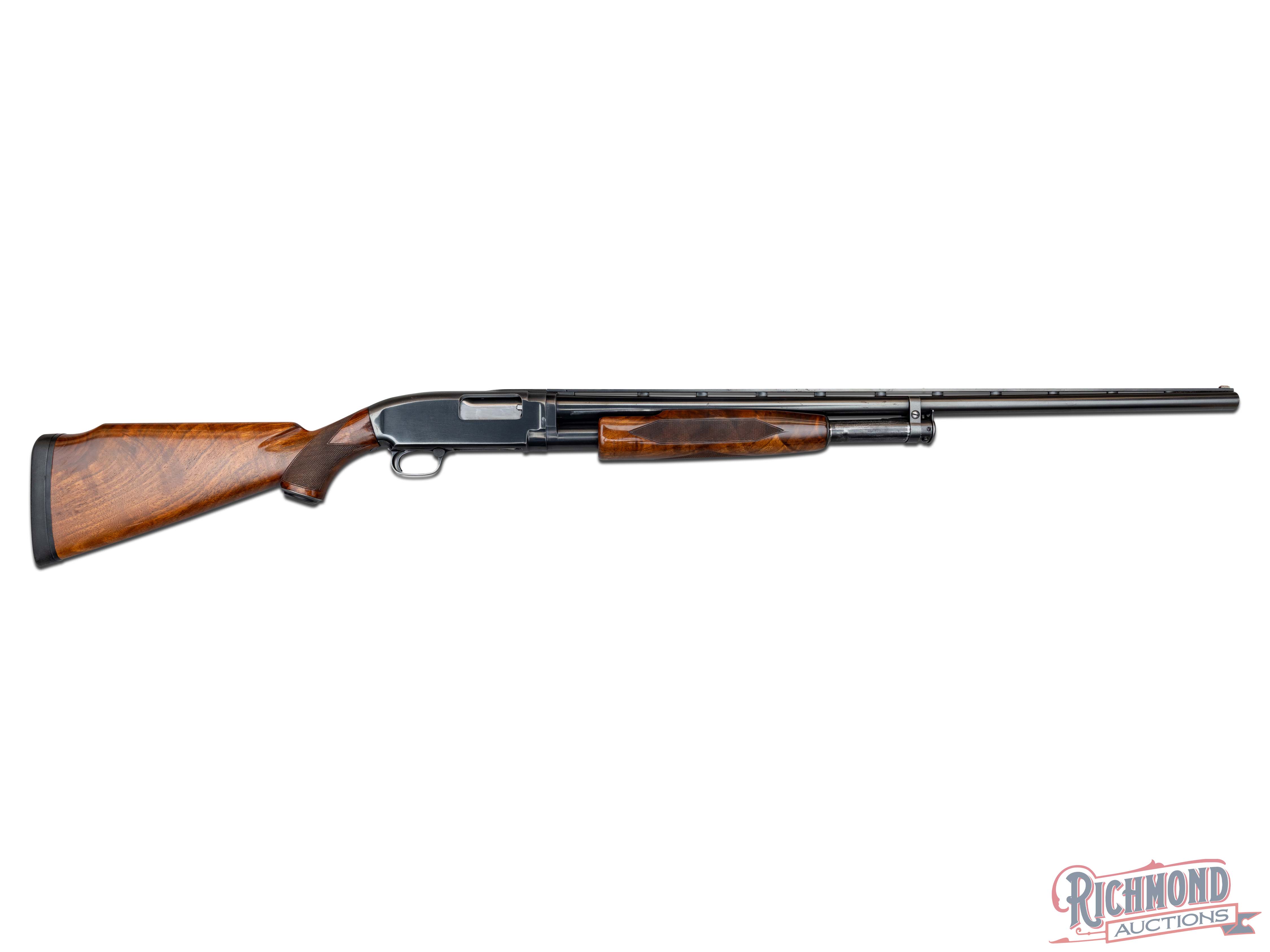 Pre-64 Winchester Model 12 Trap Style Pump Shotgun with Ventilated Rib ...