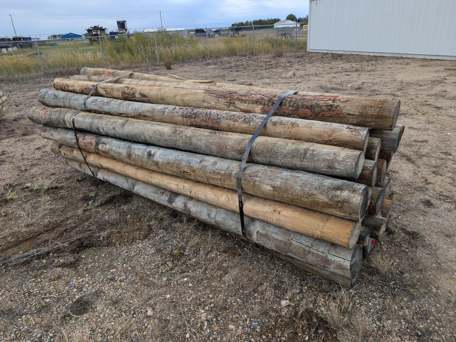Jump Rails Treated T6712R (35) 6-7 Inch X 12 Ft Treated Blunt Fence Rails (Unused ...