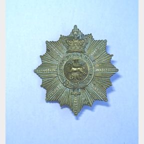 VICTORIAN 5th Dragoon Guards Martingale Horse Badge