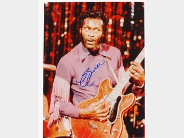 Chuck Berry In-Person Signed 8" x 10" Color Photo (Beckett/BAS Authentication)