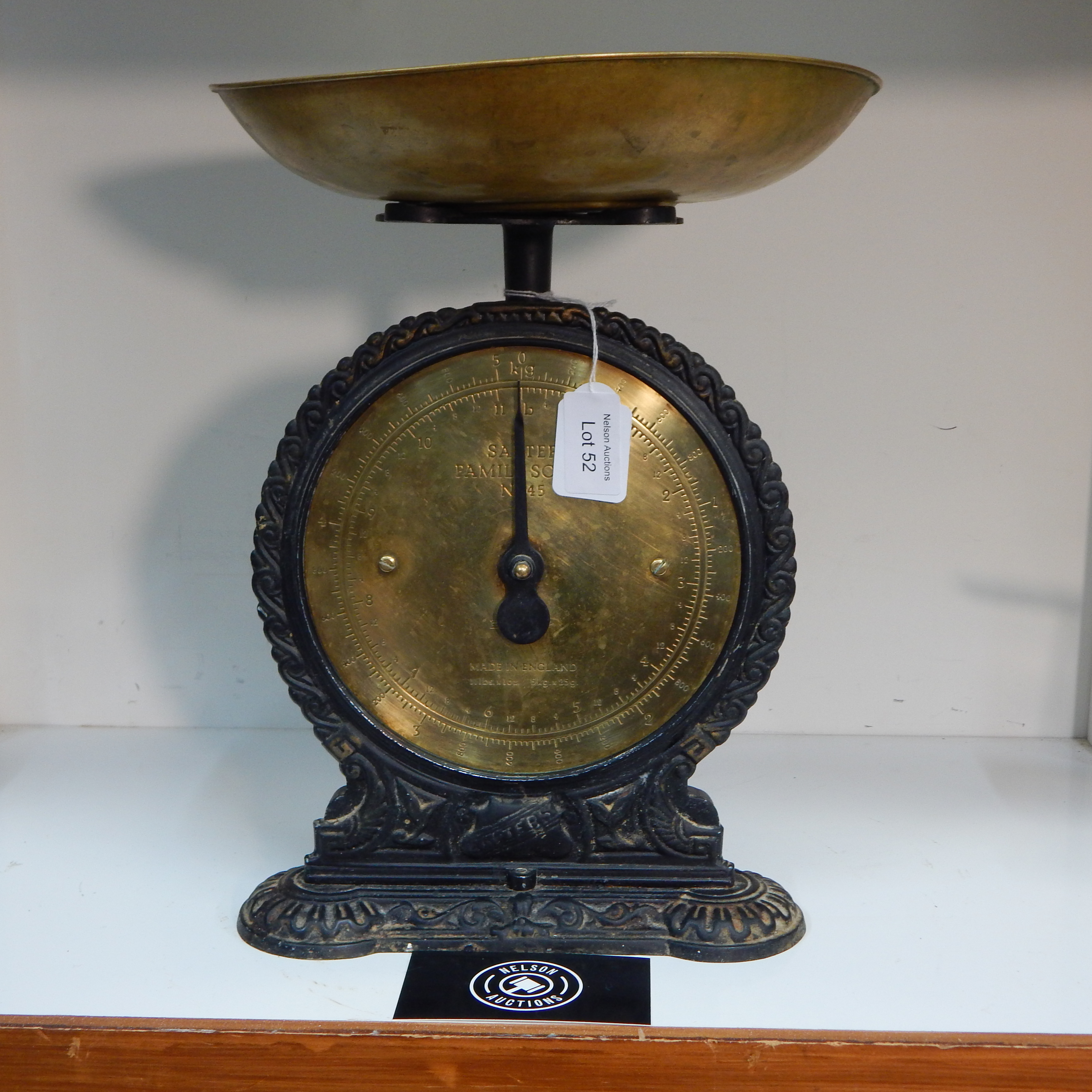 1980s Salter revival style No 45 English Family Scale — sold at auction in New Zealand for $40