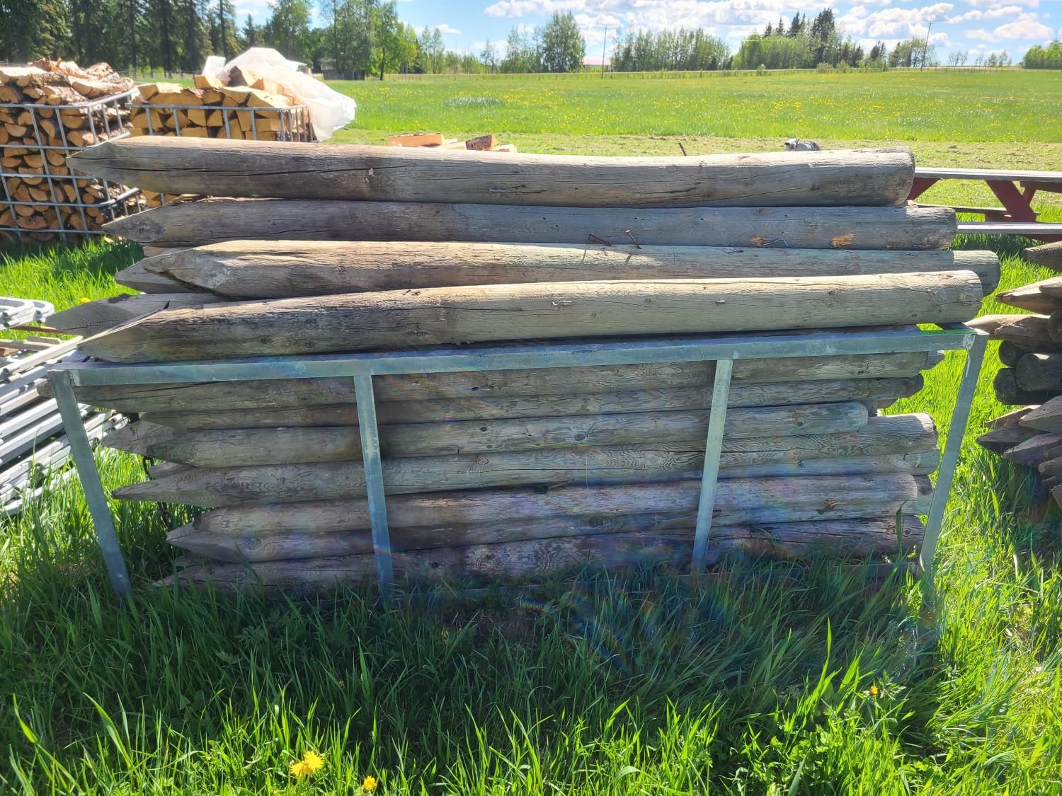 Qty of Fence Posts 3 Inch & 4 Inch [24GJ37001-067] | Team Auctions