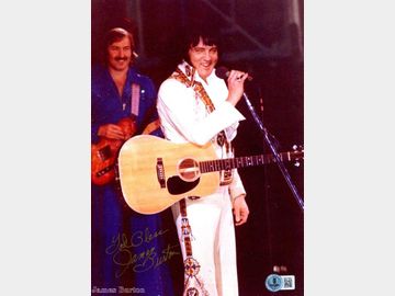 Elvis Presley: James Burton In-Person Signed 8" x 10" Color Photo (Beckett/BAS Authentication)