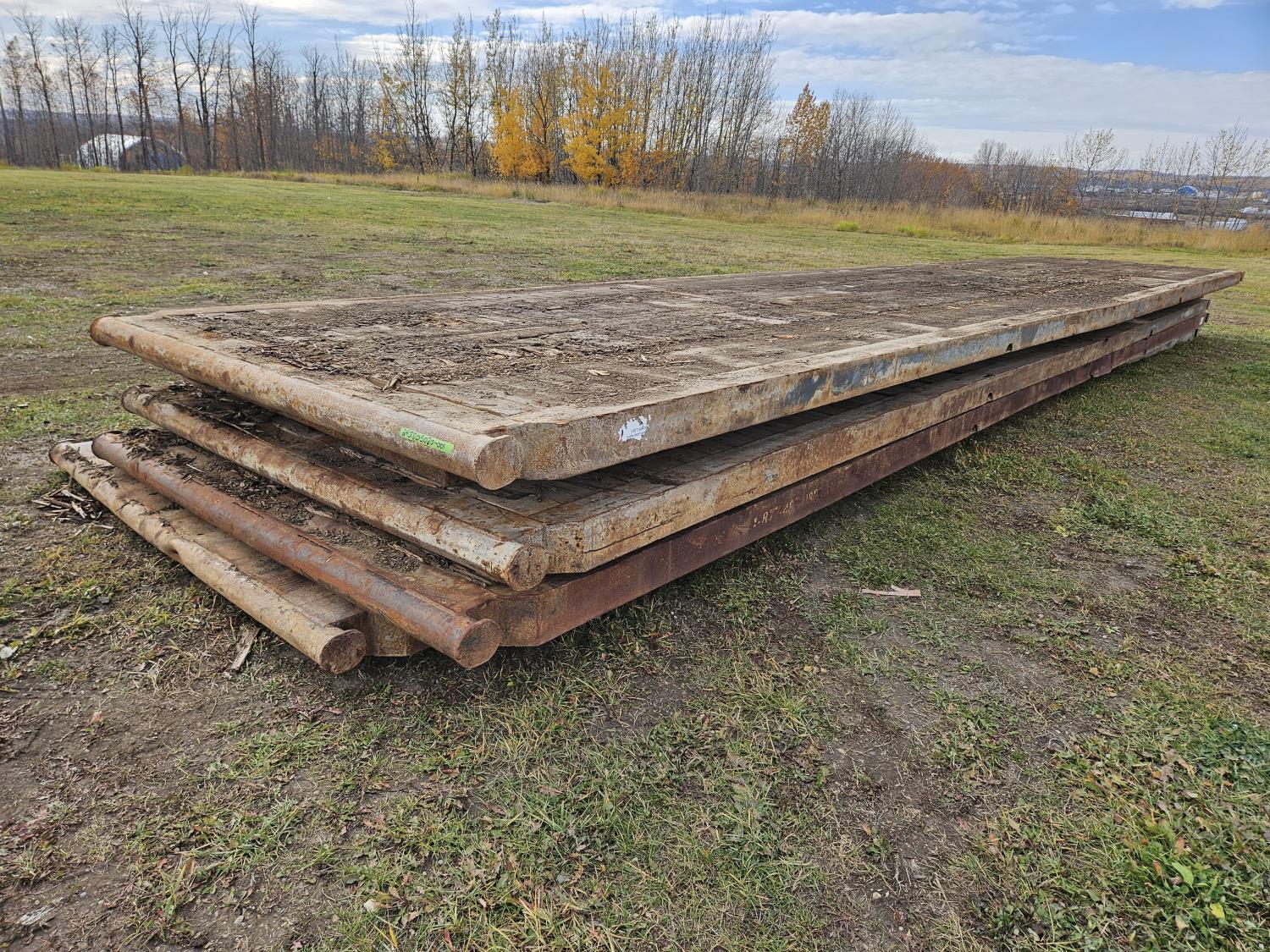 (5) 40 Ft Steel Framed Rig Mats [24JD05020-003]