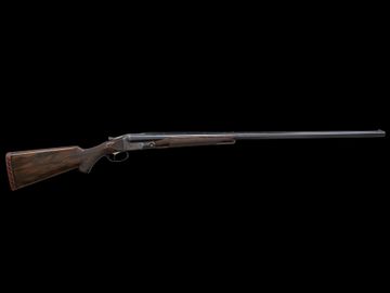 EXCEPTIONALLY RARE (1 OF 2 MADE) HIGHLY OPTIONED PARKER AHE 12 GAUGE TARGET GUN WITH ORIGINAL 34 INCH ACME STEEL BARRELS