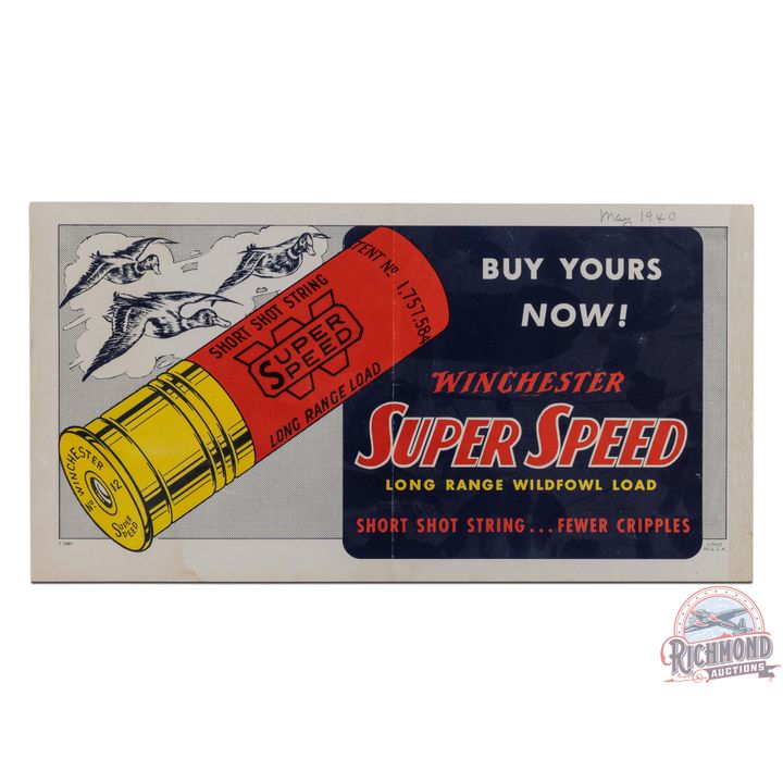 Winchester Super Speed "Buy Yours Now!" Wildfowl Load Advertising Poster