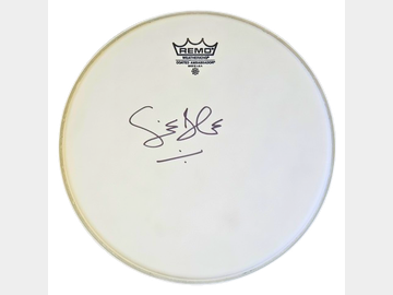 Cream: Ginger Baker In-Person Signed 12" Remo Drumhead (Third Party Guaranteed)