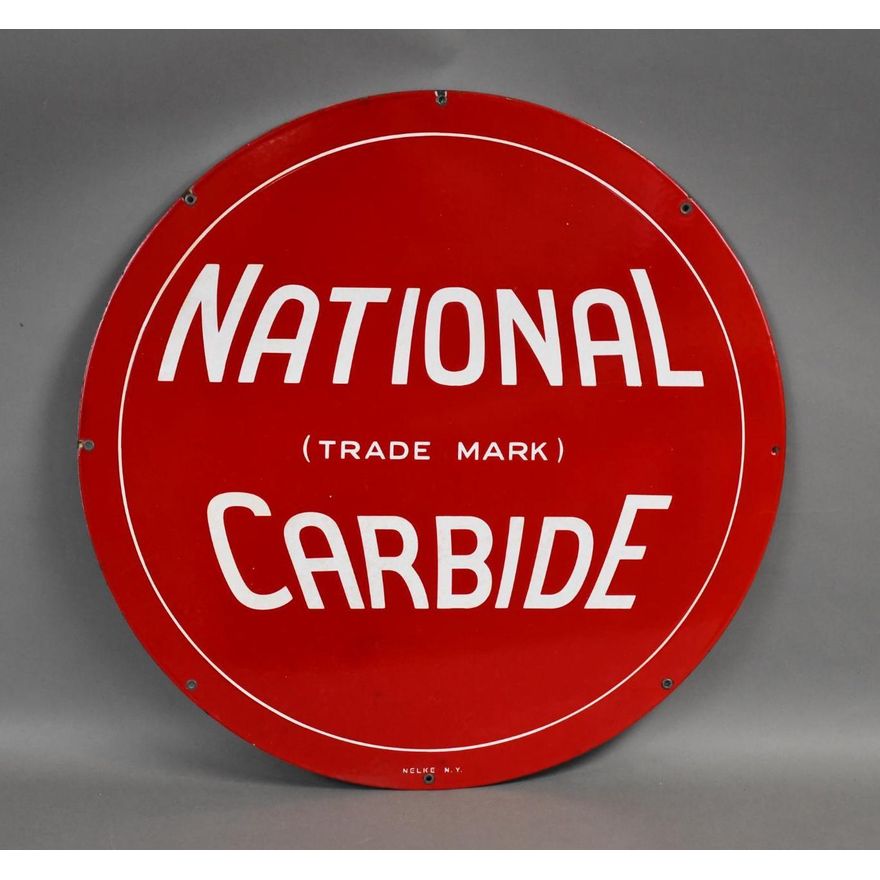 National Carbide Porcelain Sign (TAC)