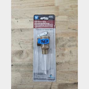 Cash Acme - 3/4in Bronze NCLX Temperature & Pressure Relief Valve with 1-1/4in Shank MNPT Inlet