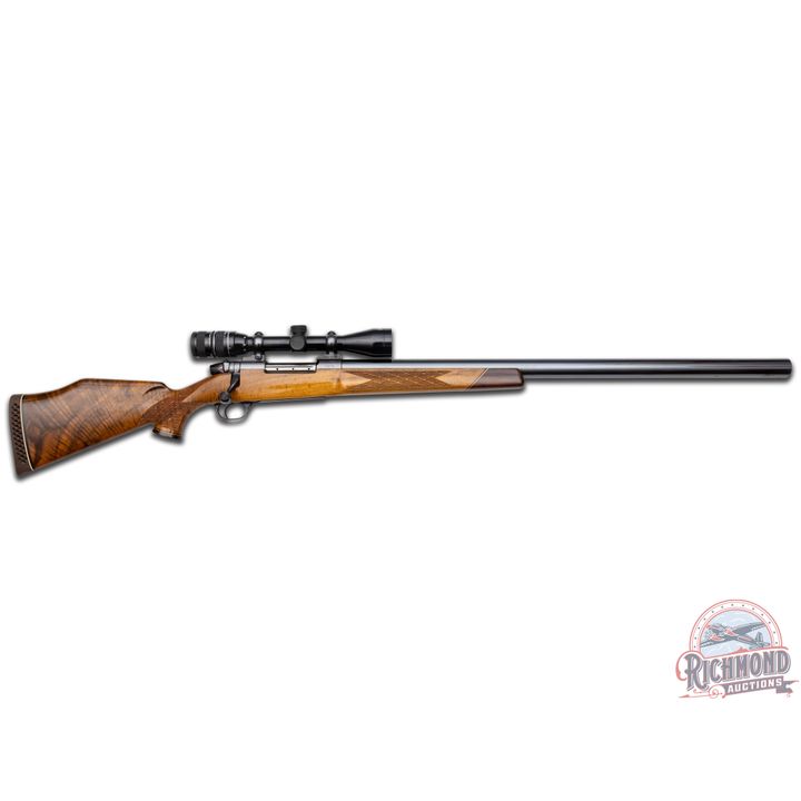 Rare German 1970 Weatherby Custom Mark V .378 WBY Magnum Bolt Action Rifle with Extreme Bull Barrel