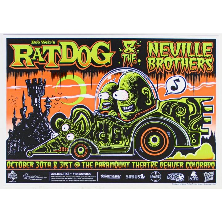 2004 Ratdog The Paramount Theatre Denver Poster Mint 91