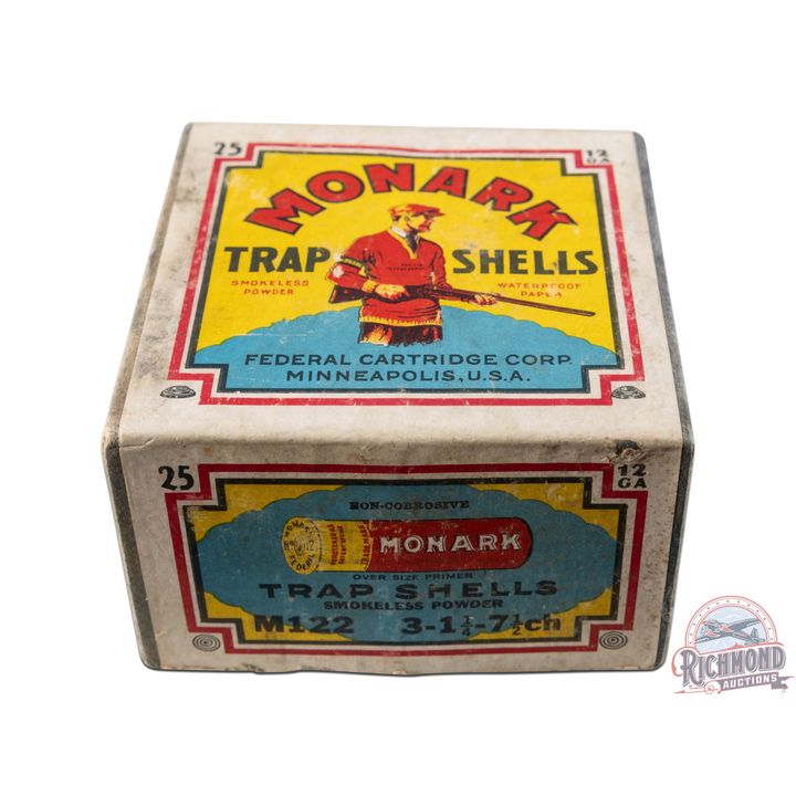 Federal Cartridge Company Monark Trap Shells 12 GA Vintage Box
