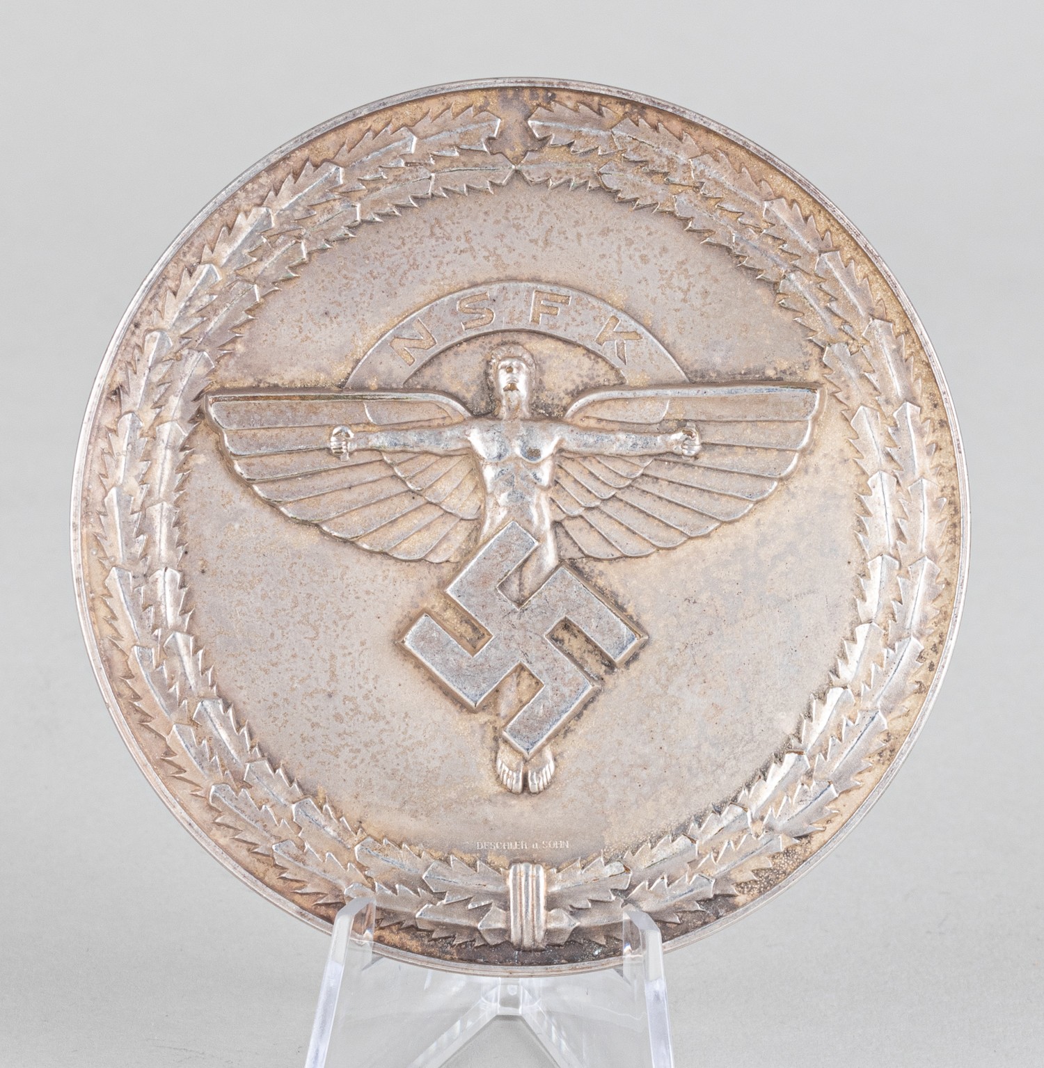 1941 HERMANN GOERING NSFK TABLE MEDAL | Fairhill Auction