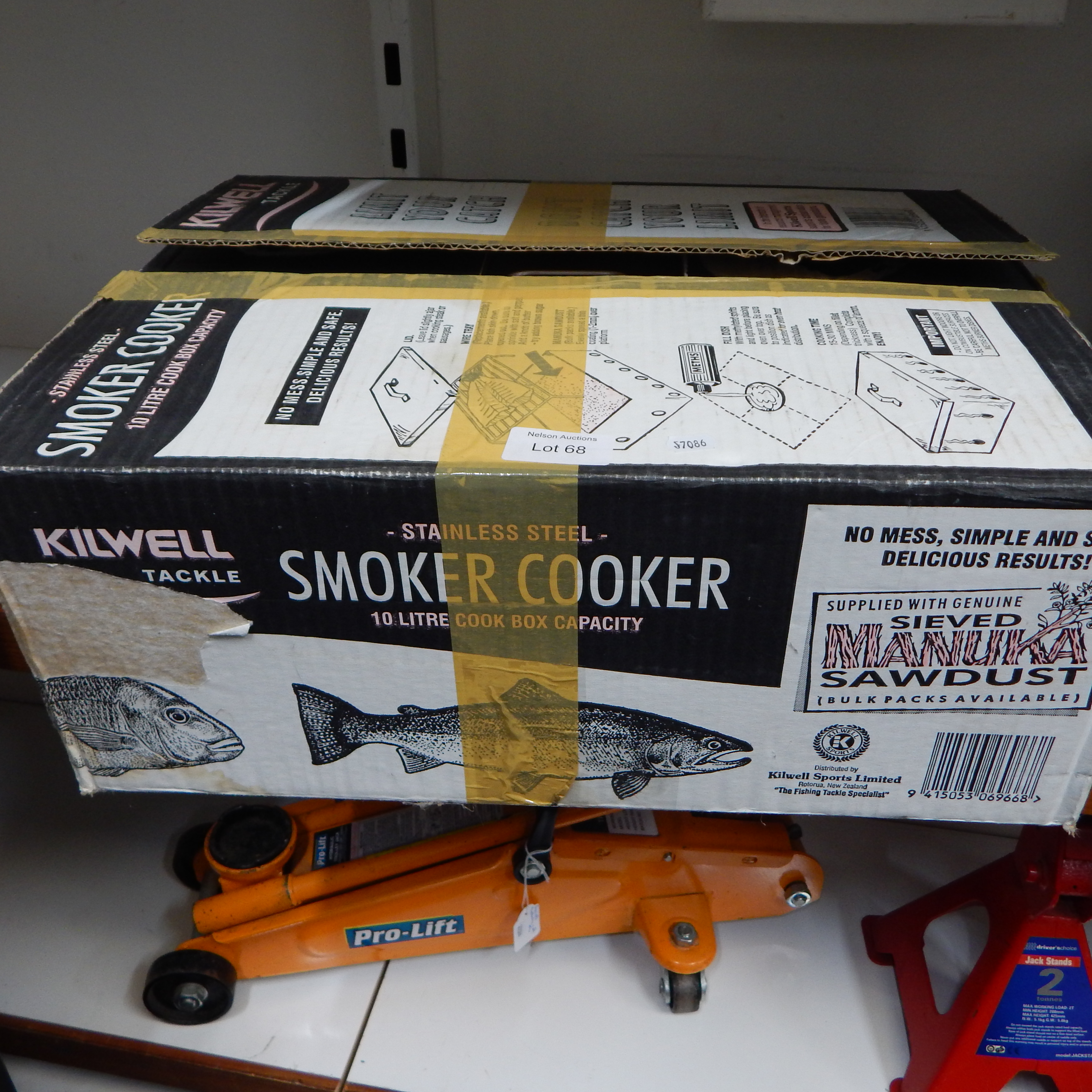 Kilwell Tackle Stainless Steel Smoker Cooker — sold at auction in New Zealand for $20