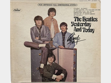 The Beatles: Ringo Starr Signed "Yesterday and Today" Album (JSA Auto Grade MINT 9)