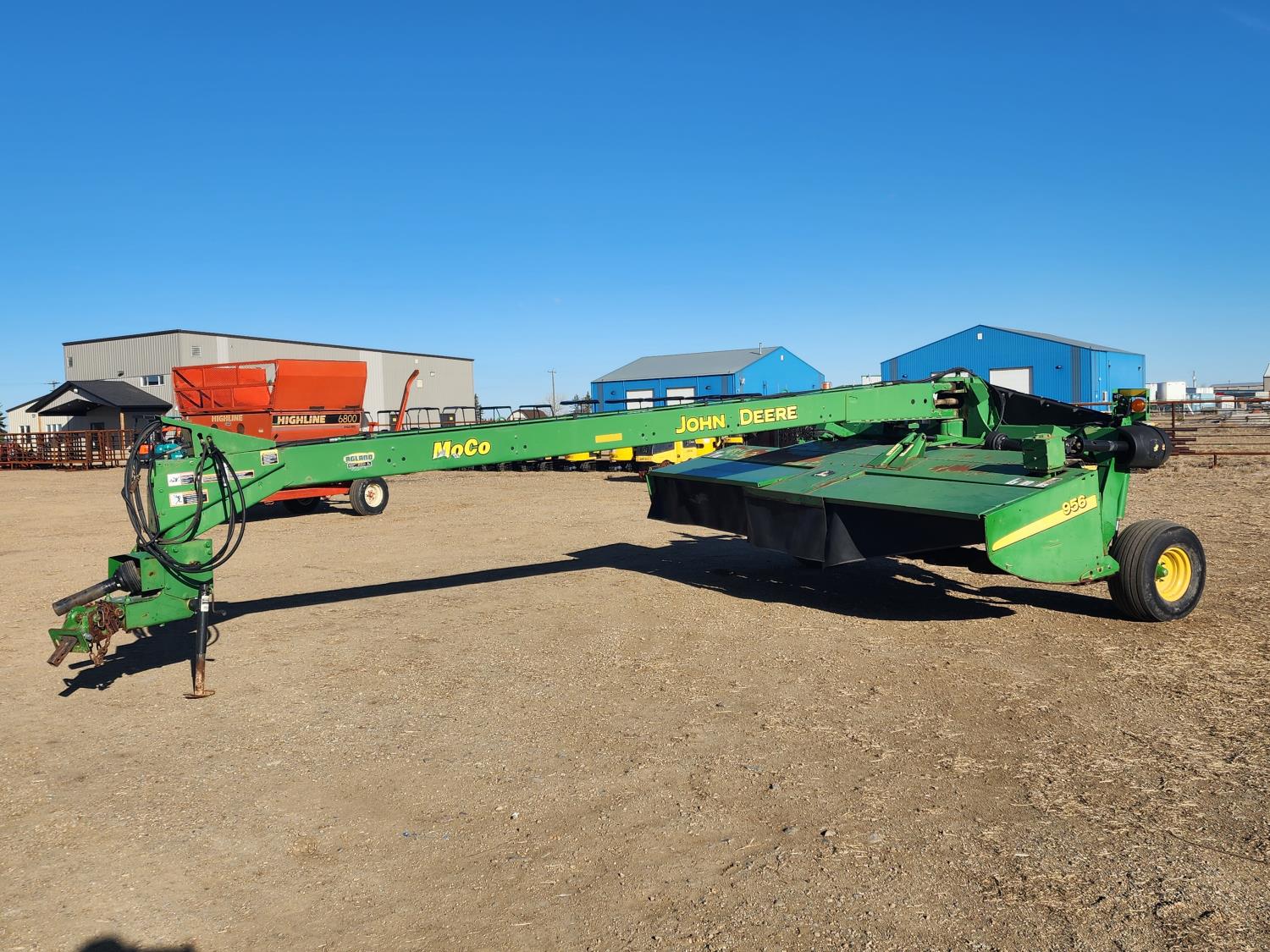 2007 John Deere 956 MoCo 14 Ft 9 inch Hydro Swing Disc Mower ...