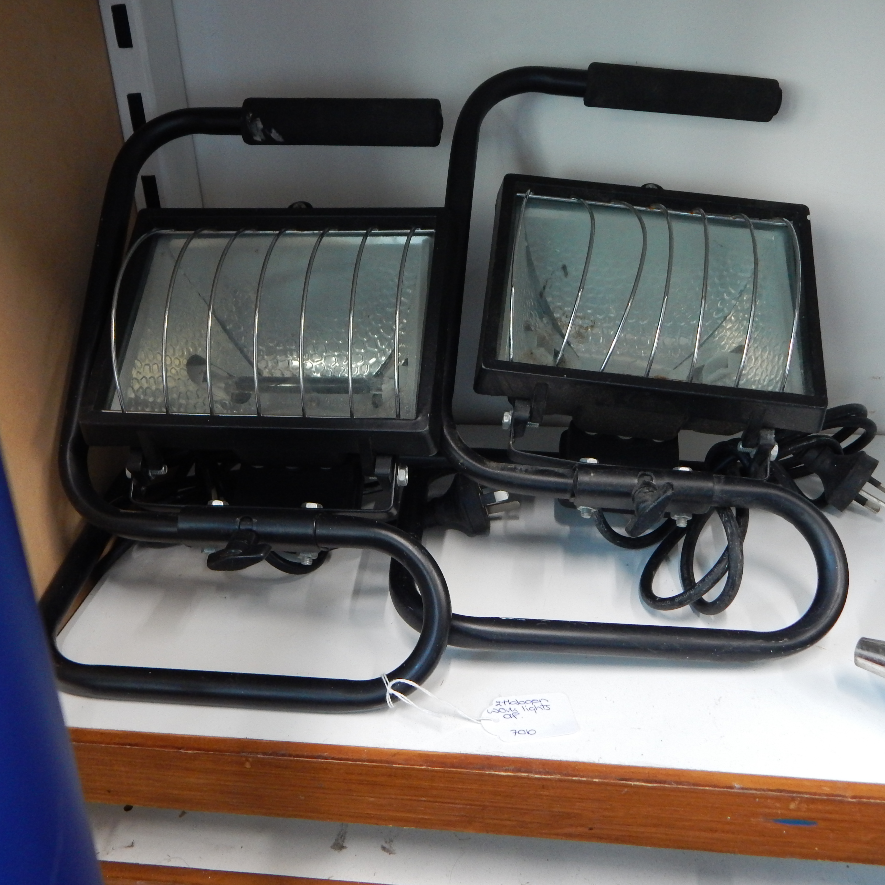 2 Halogen Work Lights — NZ auction result
