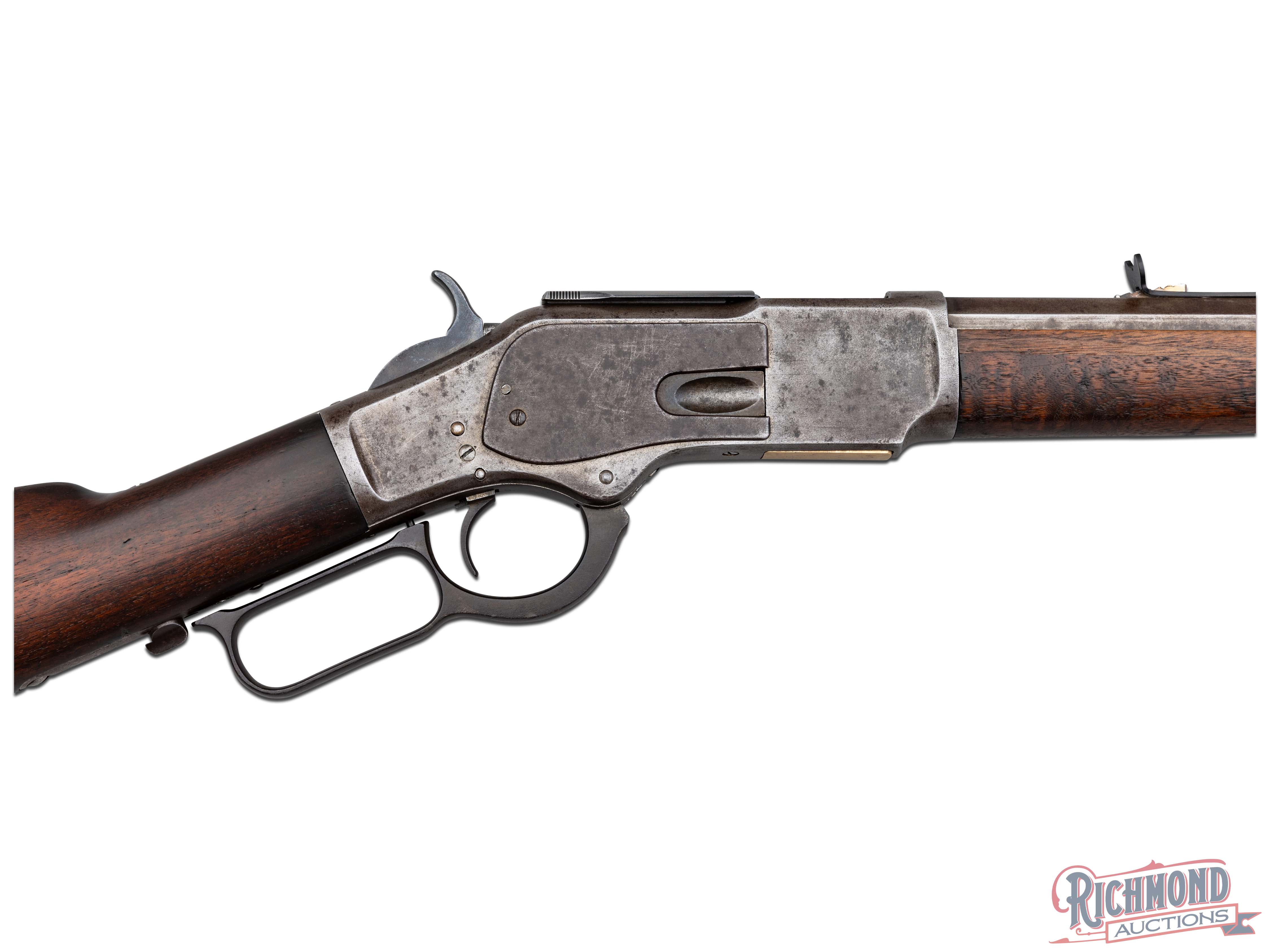 Model 1880 Rifle Antique 1880 Winchester 1873 Third Model .44 Cal Lever Action Short ...