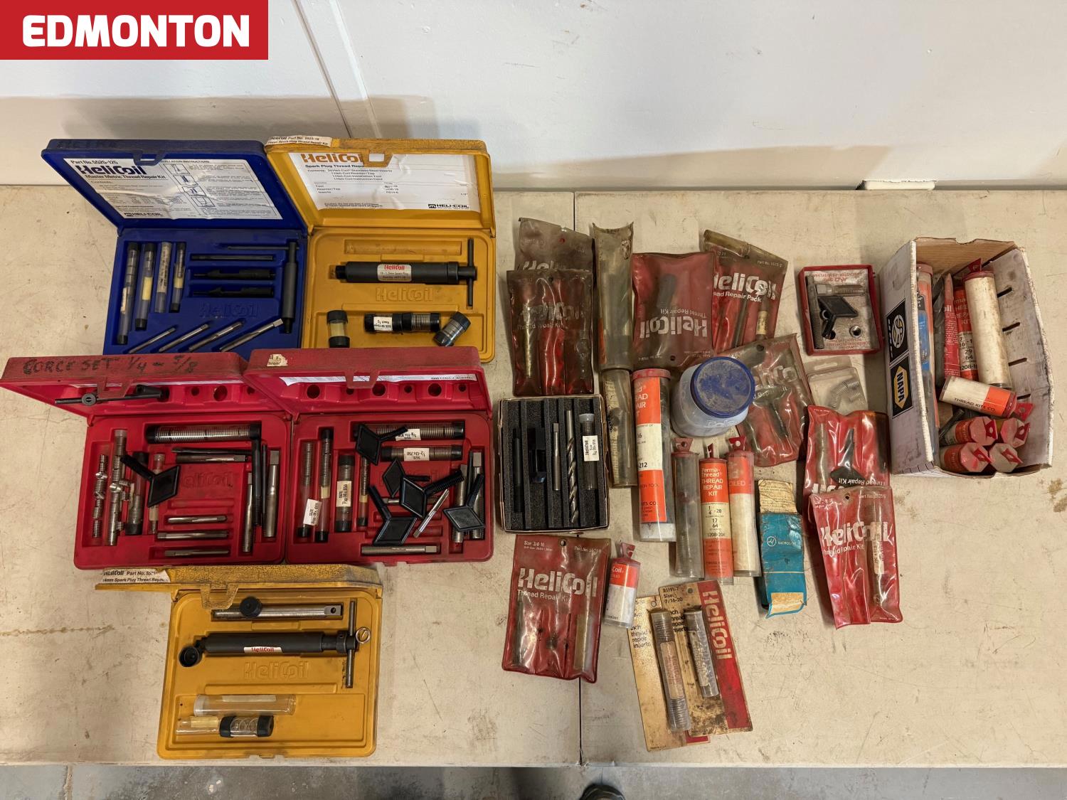 Assortment of Various Heli-Coil Kits [25IN48012-014] | Team Auctions