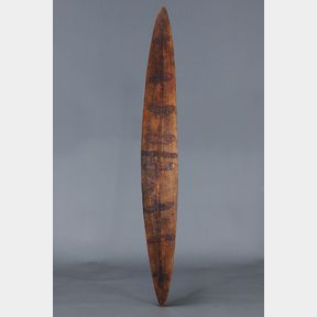 LARGE NARROW SHIELD, SOUTHEAST AUSTRALIA