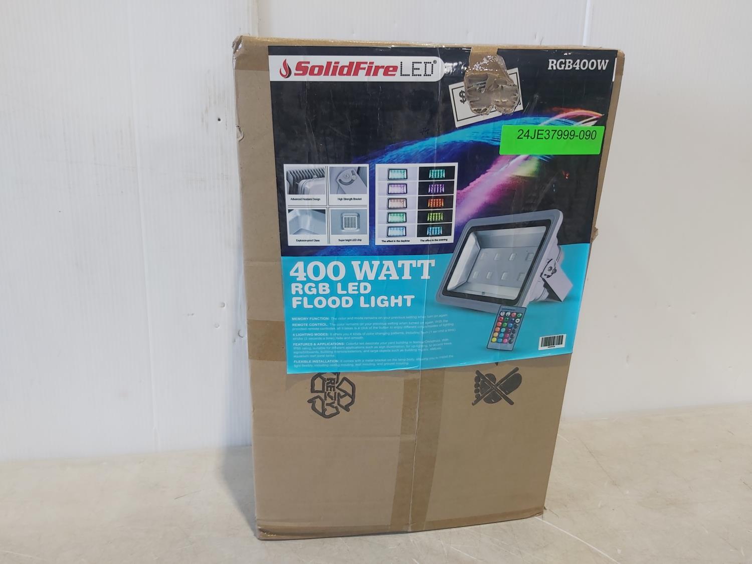 Solidfire LED 400 Watt RGB LED Flood Light (Unused) [24JE37999-090 ...