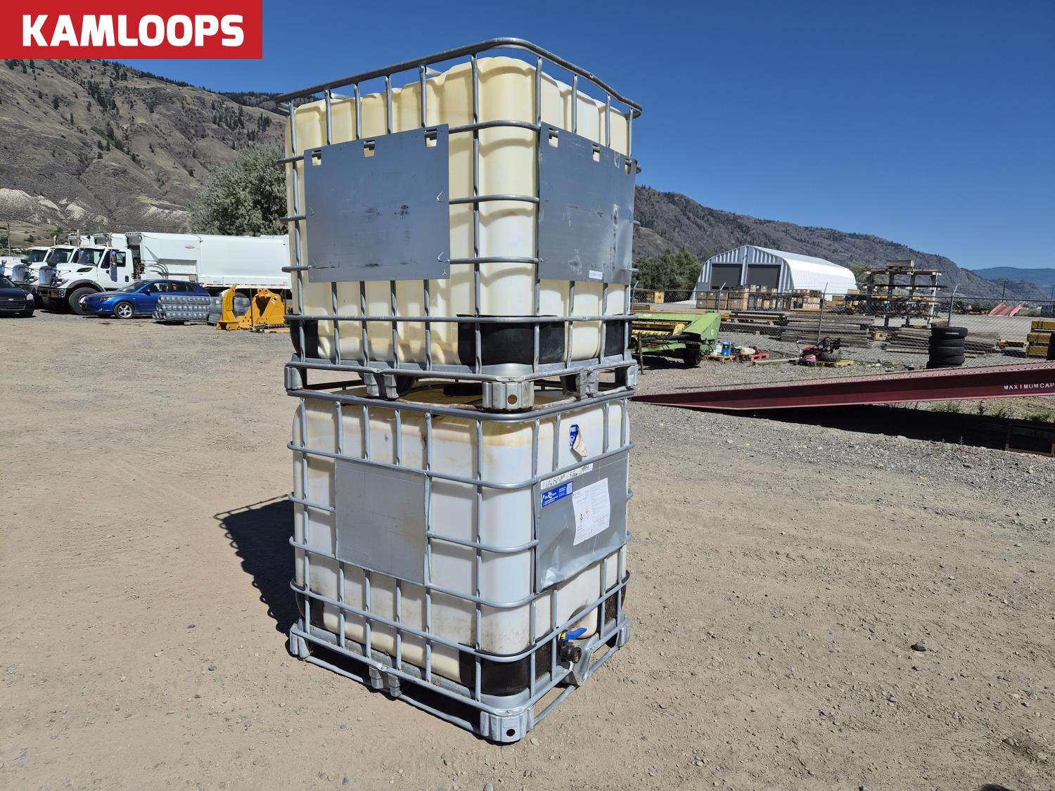 (2) 1040 Litre Plastic Totes [25IB32995-003] | Team Auctions